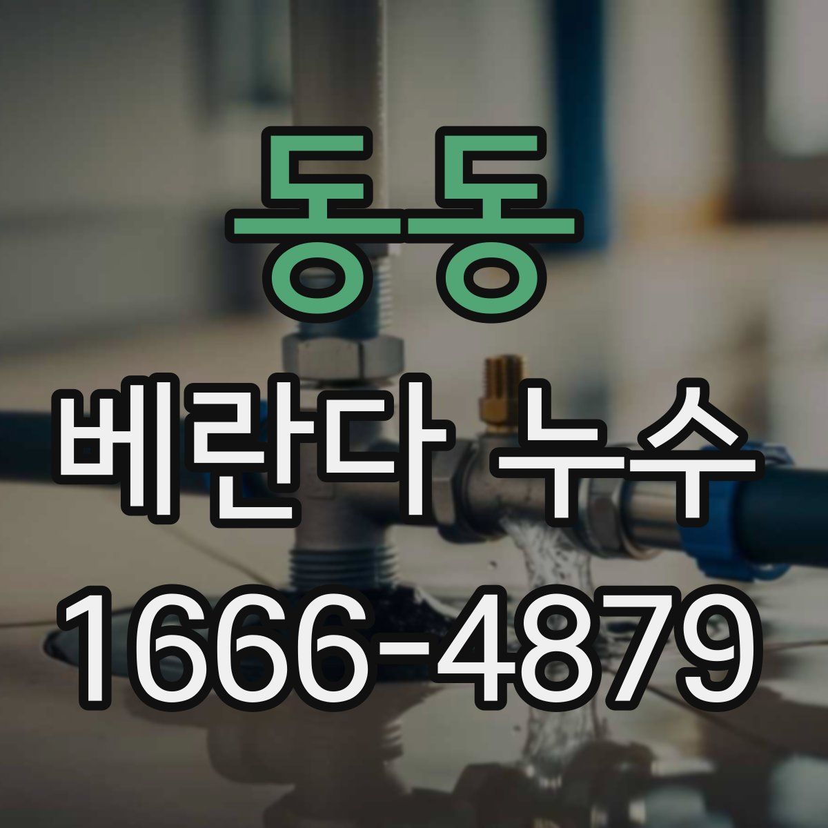 동동 베란다 누수