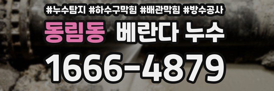 동림동 베란다 누수