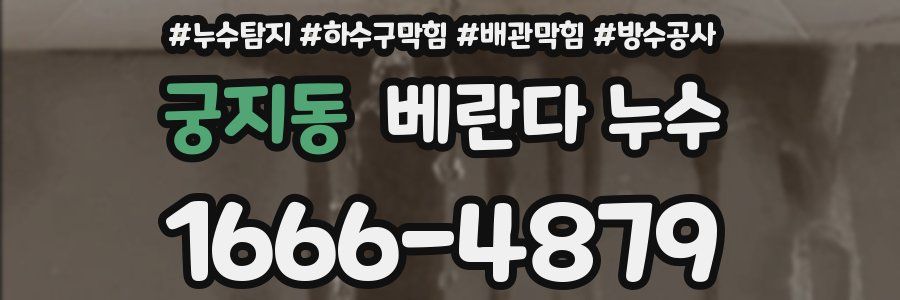 궁지동 베란다 누수