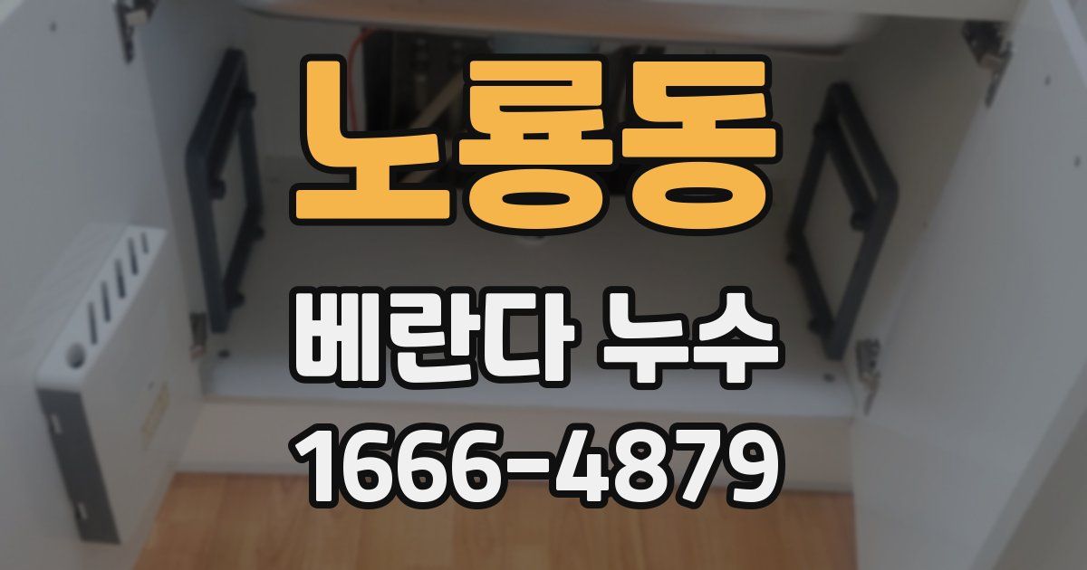노룡동 베란다 누수