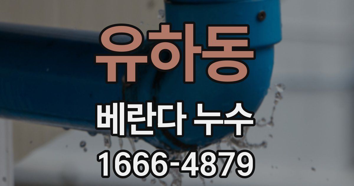 유하동 베란다 누수