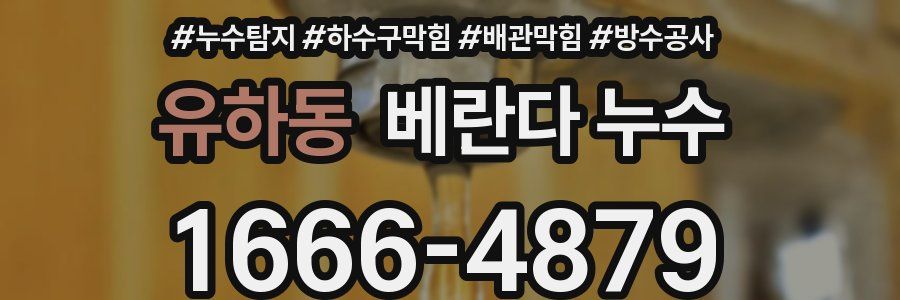 유하동 베란다 누수