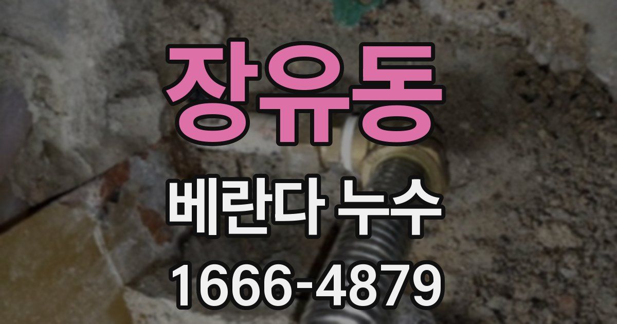 장유동 베란다 누수
