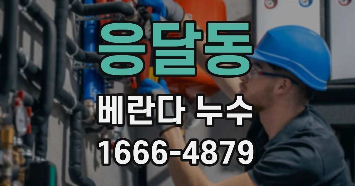 응달동 베란다 누수
