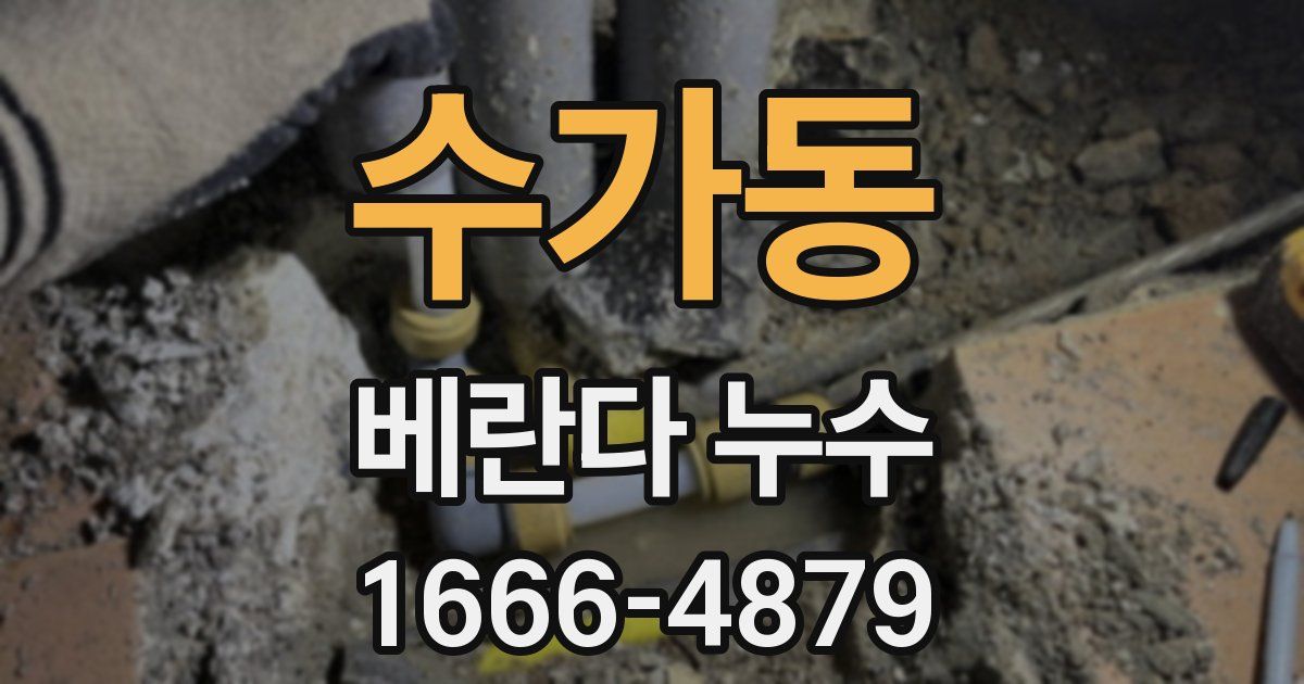 수가동 베란다 누수