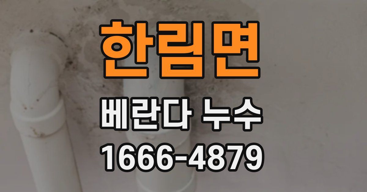 한림면 베란다 누수