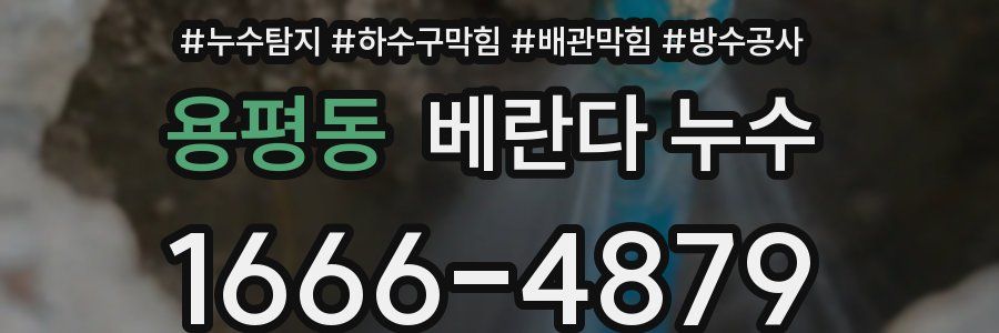 용평동 베란다 누수