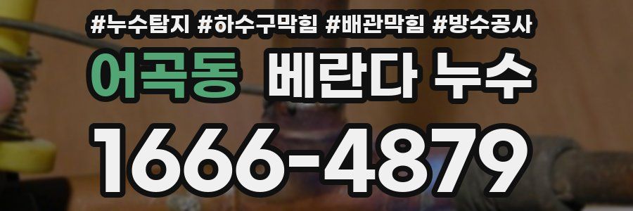 어곡동 베란다 누수