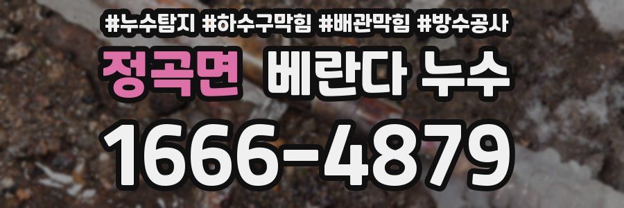 정곡면 베란다 누수