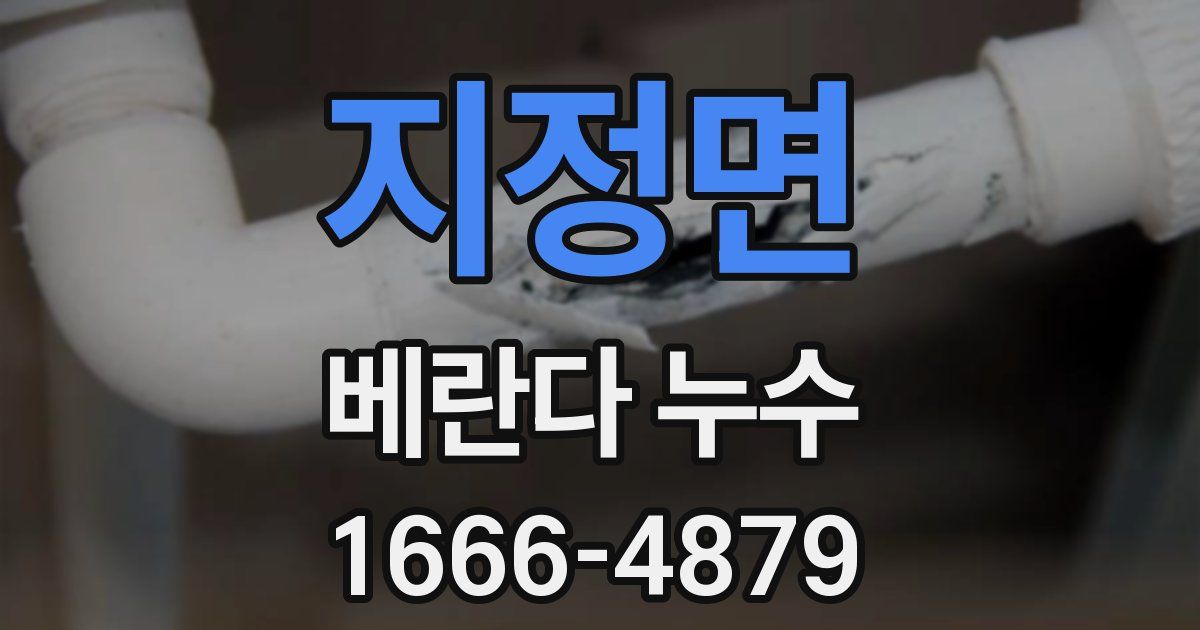 지정면 베란다 누수