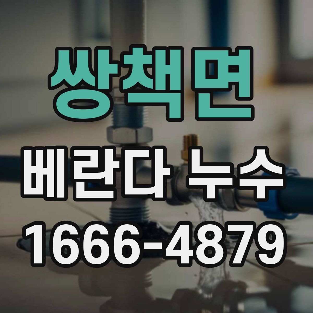 쌍책면 베란다 누수