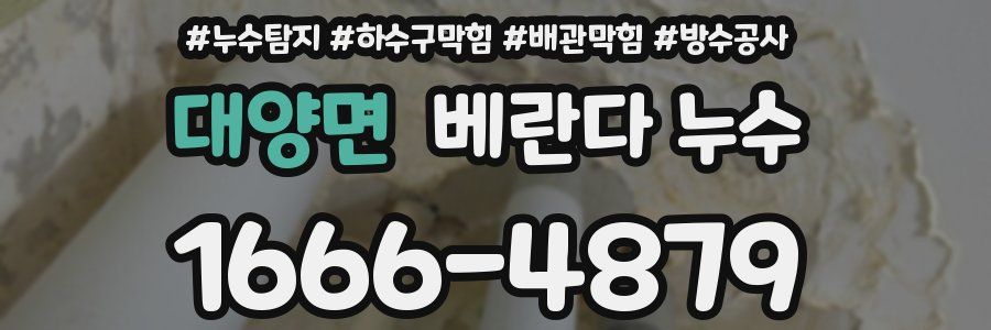 대양면 베란다 누수