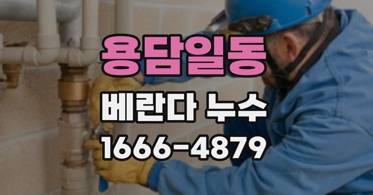 용담일동 베란다 누수