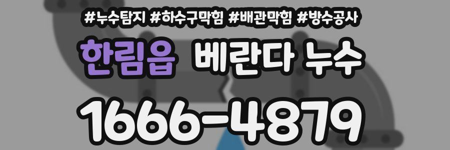 한림읍 베란다 누수