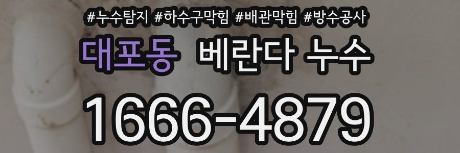 대포동 베란다 누수
