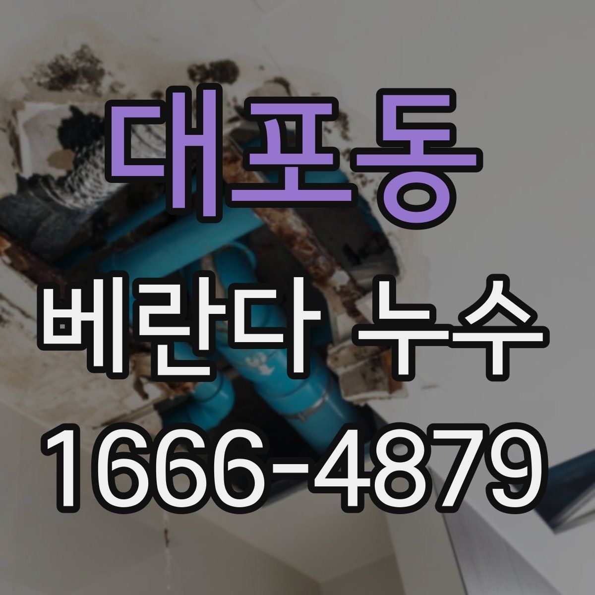 대포동 베란다 누수