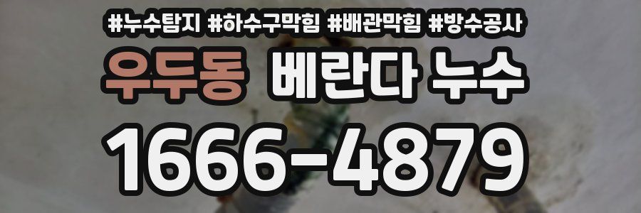 우두동 베란다 누수