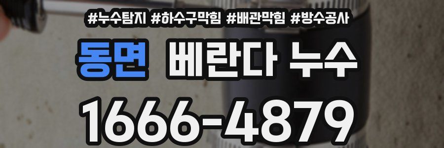 동면 베란다 누수