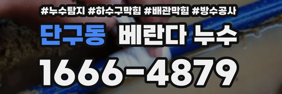 단구동 베란다 누수
