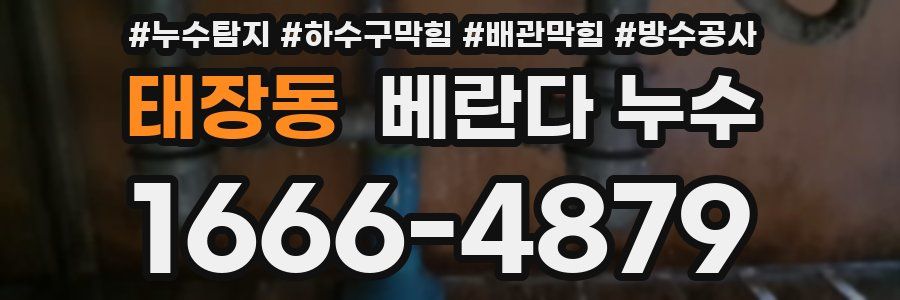 태장동 베란다 누수