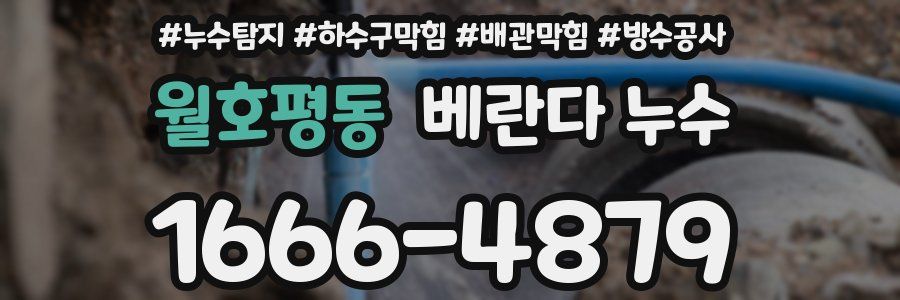 월호평동 베란다 누수
