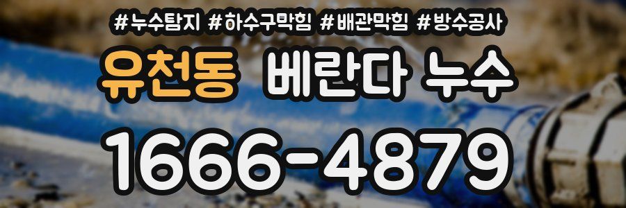 유천동 베란다 누수