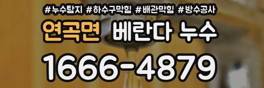 연곡면 베란다 누수