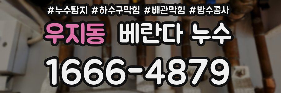 우지동 베란다 누수