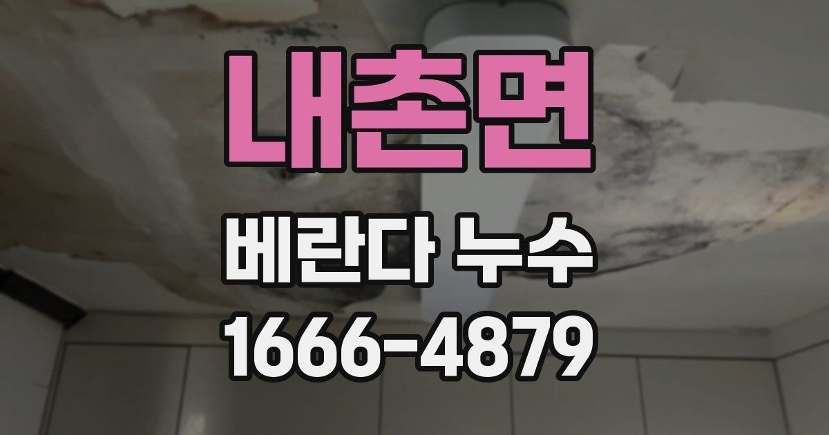 내촌면 베란다 누수