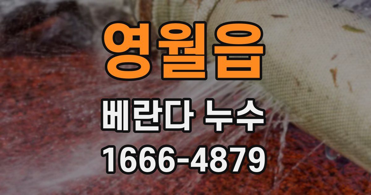영월읍 베란다 누수