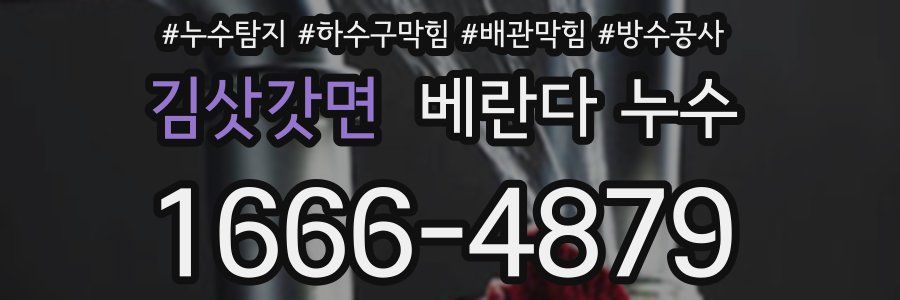 김삿갓면 베란다 누수