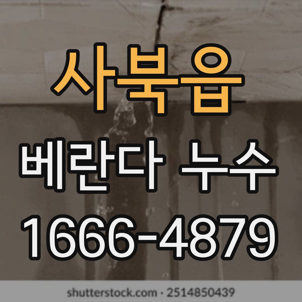 사북읍 베란다 누수