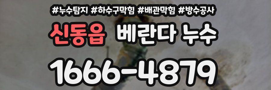 신동읍 베란다 누수