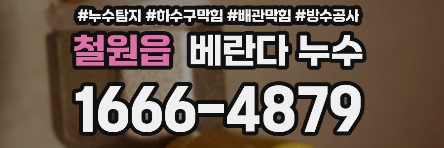 철원읍 베란다 누수