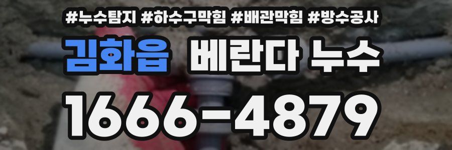 김화읍 베란다 누수