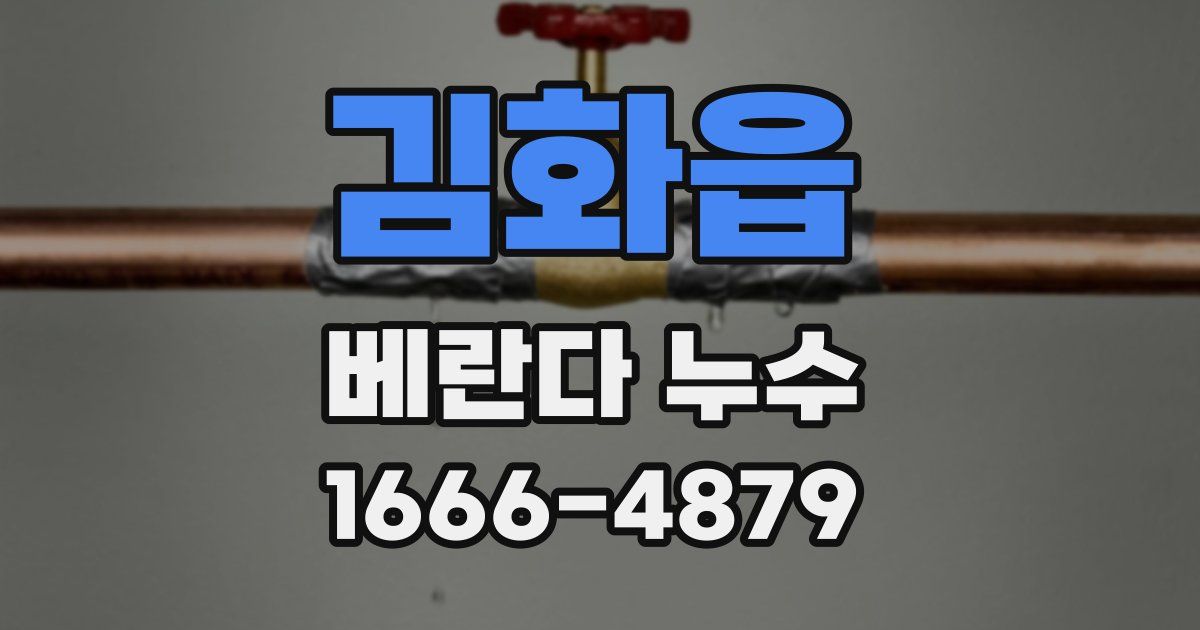 김화읍 베란다 누수