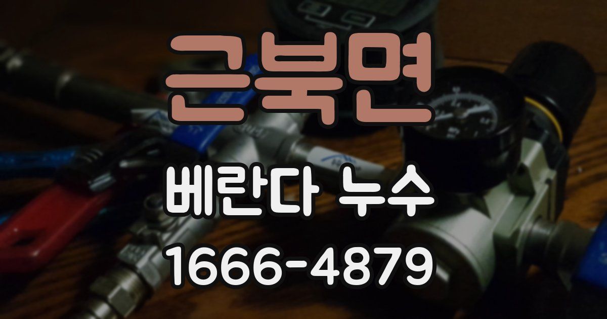 근북면 베란다 누수