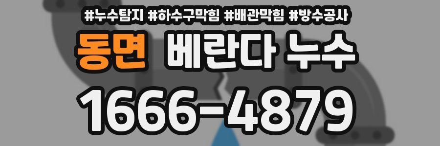 동면 베란다 누수