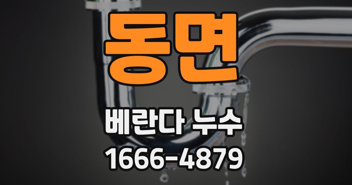 동면 베란다 누수