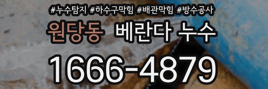 원당동 베란다 누수