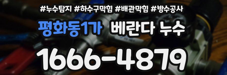 평화동1가 베란다 누수