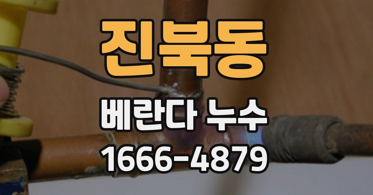 진북동 베란다 누수