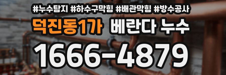 덕진동1가 베란다 누수