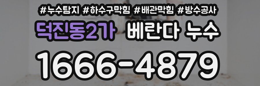 덕진동2가 베란다 누수