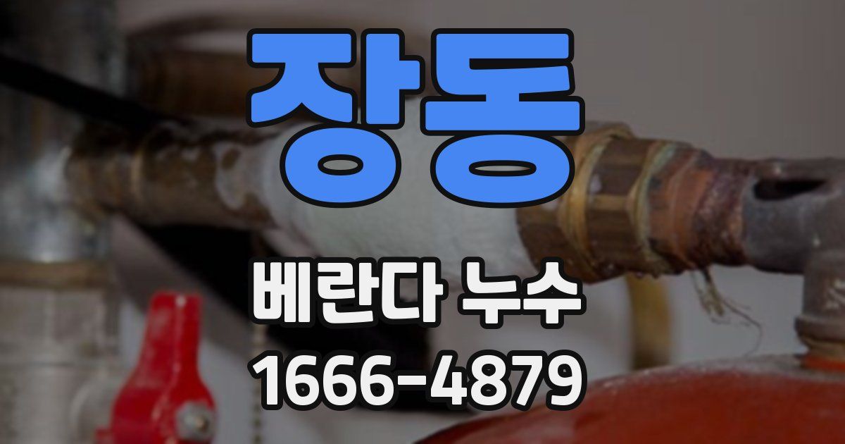장동 베란다 누수
