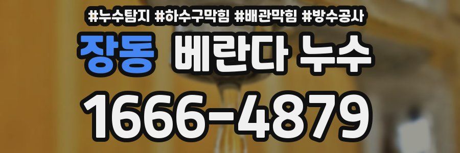 장동 베란다 누수