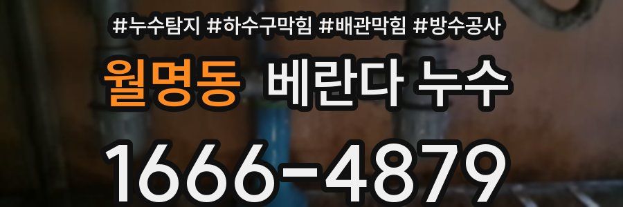 월명동 베란다 누수