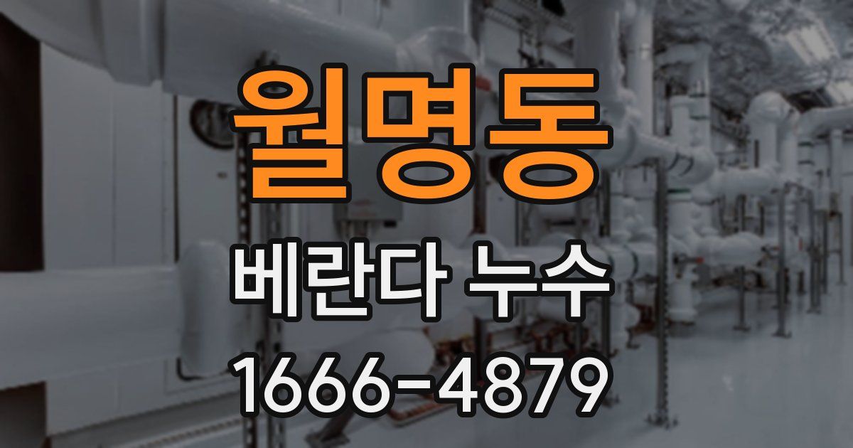 월명동 베란다 누수