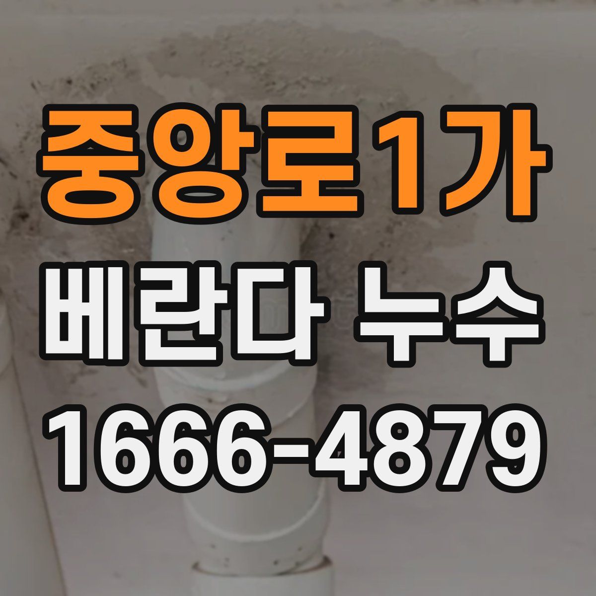 중앙로1가 베란다 누수
