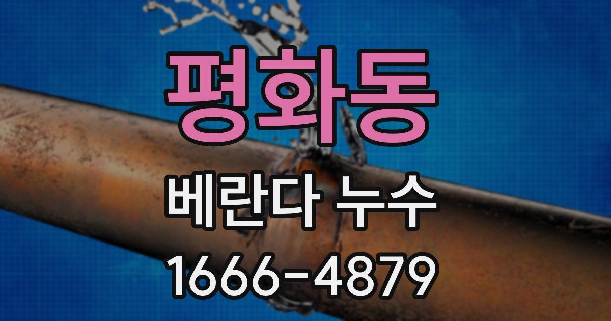 평화동 베란다 누수